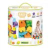 Kostky baby blocks  Wader, 100 dílků + nálepky