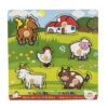 Vkládačka Moje první zvířátka 6ks 22,5×22,5×2,5 cm 12m+ MPZ